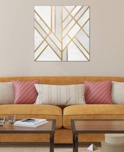 "Art Deco Geometry Ii" by Elisabeth Fredriksson Gallery-Wrapped Canvas Print (18 x 18 x 0.75)