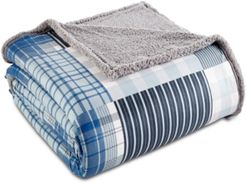 Micro Flannel to Sherpa Full/Queen Blanket Bedding