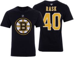 Tuukka Rask Boston Bruins Authentic Stack Name & Number T-Shirt