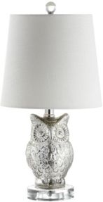 Night Owl Glass, Crystal Led Table Lamp