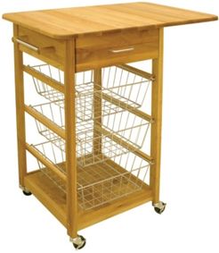 Single Drop Leaf Basket Cart