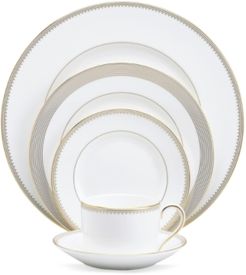 "Golden Grosgrain" 5-Piece Place Setting