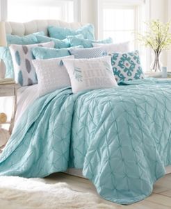 Home Spa Pintuck King Quilt Set