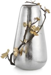 Butterfly Ginkgo Centerpiece Vase