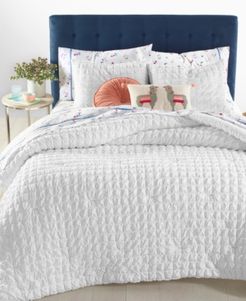 Whim by Martha Stewart Collection Seersucker 3-Pc. Full/Queen Comforter Set, Created for Macy's Bedding