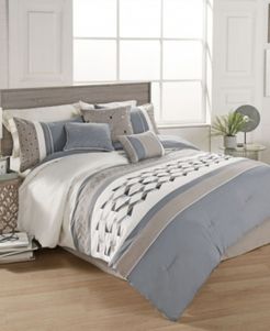 Beren 7 Pc Queen Comforter Set Bedding