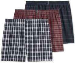 3-Pk. Woven Boxers