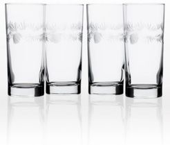 Icy Pine Cooler Highball 15Oz - Set Of 4 Glasses