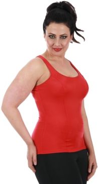 InstantFigure Women's Compression Racer Back Tank Top, Online Only