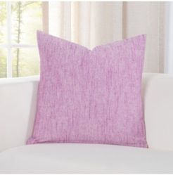 Pacific Raspberry Linen 26" Designer Euro Throw Pillow