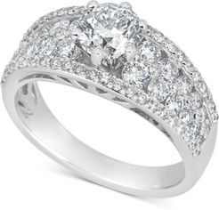 Diamond Engagement Ring (2-1/4 ct. t.w.) in 14k White Gold