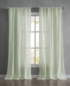 Charter Crushed 100" x 84" Rod Pocket Window Curtain Pairs