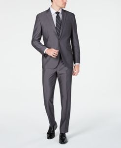 Unlisted Men's Slim-Fit Medium Gray Stripe Suit