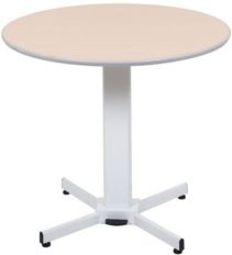 42" Pneumatic Height Adjustable Round Pedestal Table