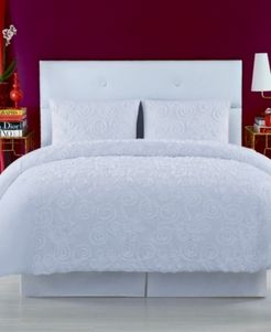 Christian Siriano Pretty Petals Full/Queen Comforter Set Bedding