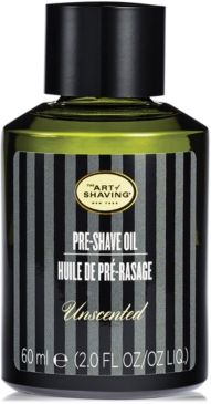 The Art of Shaving Men's Unscented Pre-Shave Oil, 2 oz.