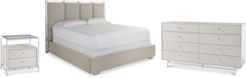 Paradox Bedroom Furniture 3-Pc. Set (Queen Bed, Nightstand & Dresser)