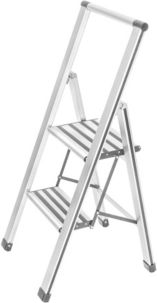 Aluminium Design 2-Step Folding Stepladder
