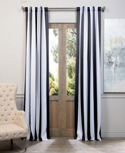 Awning Stripe Blackout 50" x 108" Curtain Panel