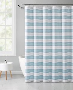 Stripe Eyelet 72" x 72" Shower Curtain Bedding