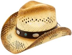 Angela & William Cowboy Hat with Trim Band and Studs