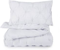 2-Piece Twin Gathered Duvet Set Bedding