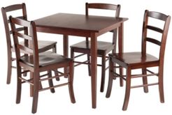 Groveland 5-Piece Square Dining Table with 4 Chairs