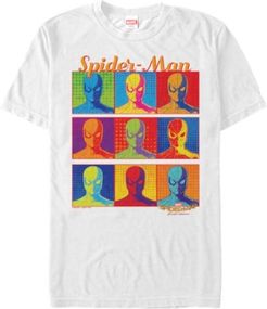 Spider-Man Homecoming Vintage Multi-Colored Spider-Man Painting Short Sleeve T-Shirt