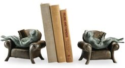 Home Frogs Bookends