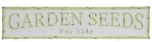 Vip Home International Metal "Garden Seeds" Sign