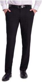 Comfort Stretch Solid Skinny Fit Flat Front Dress Pant