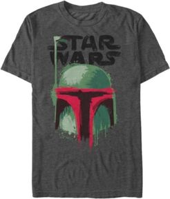 Classic Boba Fett Painted Helmet Short Sleeve T-Shirt