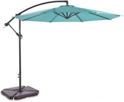 10' Cantilever Hanging Patio Umbrella with Base Weights