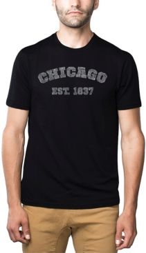 Premium Word Art T-Shirt - Chicago 1837