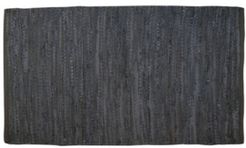 Leather Stripe 27" x 45" Accent Rug Bedding