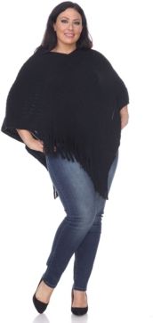 Plus Size Meera Fringe Poncho