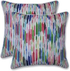 Drizzle 16" x 16" Outdoor Decorative Pillow 2-Pack