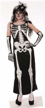 BuySeason Women's Bone Long Dress Costume