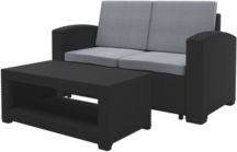 Distribution Adelaide 2 Piece All-Weather Loveseat Patio Set