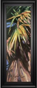 Wild Palm I by Suzanne Wilkins Framed Print Wall Art - 18" x 42"