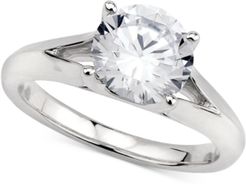 Gia Certified Diamond Solitaire Engagement Ring (2 ct. t.w.) in 14k White Gold