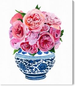 Julianne Taylor - Peonie Vase Canvas Art, 30" x 36"