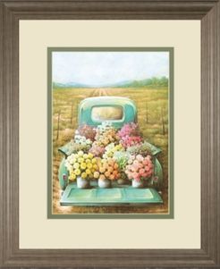 Flowers For Sale by Deedee Framed Print Wall Art, 34" x 40"