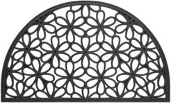 Wrought Iron Scroll Rubber Welcome Doormat, 18" x 30" Bedding