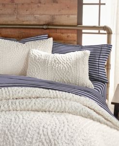 G.h. Bass Cable Knit Sherpa Twin Comforter Set