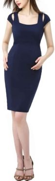 Julie Maternity Cold Shoulder Body-Con Dress