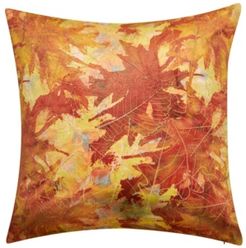 Edie@Home Printed Leaf Decorative Throw Pillow, 20" x 20"