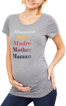 Mamma Mere Madre Mother Maman Graphic Tee