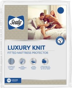 Luxury Knit Fitted Mattress Protector, Twin