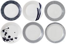 Pacific Set/6 Mixed Dinner Plate